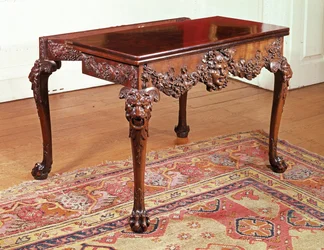 Kortbord, ca. 1740 (spansk mahogni)